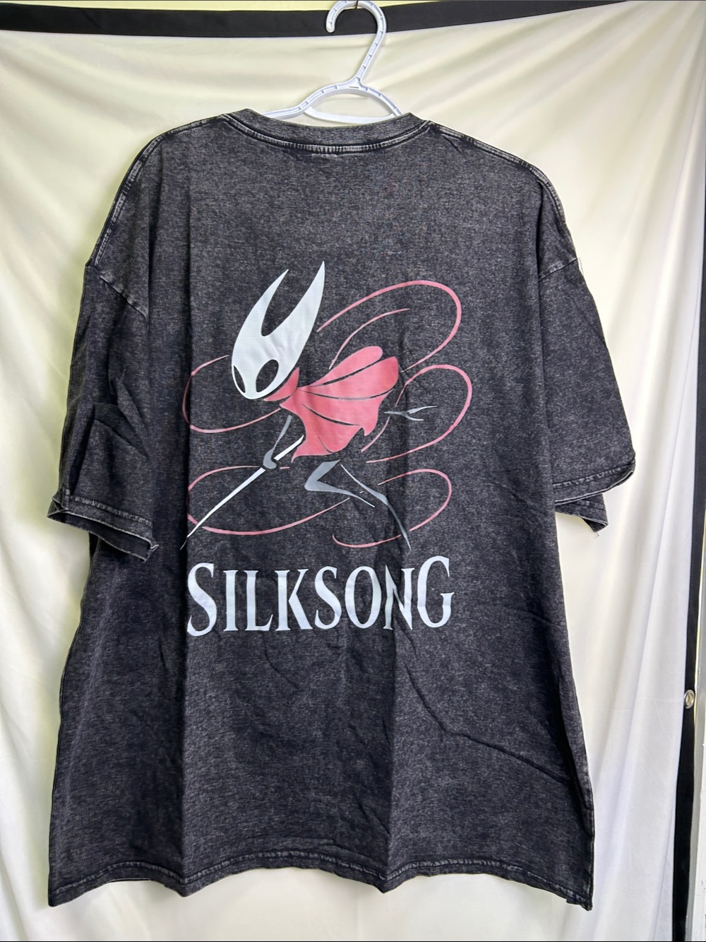 Hornet from Hollow Knight: Silksong - Black Wash Tee
